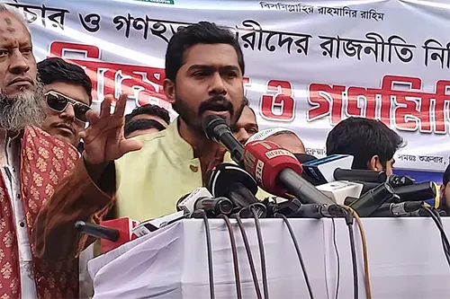 সংস্কারবিহীন তড়িঘড়ি করে নির্বাচনে গেলে আবারও গণঅভ্যুত্থান ঘটতে পারে : নুর